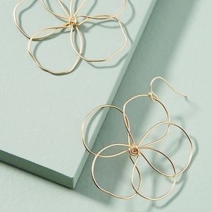 Anthropologie Pansy Drop Earrings